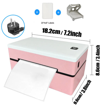 Marklife Thermal Label Printer D200 Mini Bluetooth Wireless 4X6inch Small Shipping Label Printer